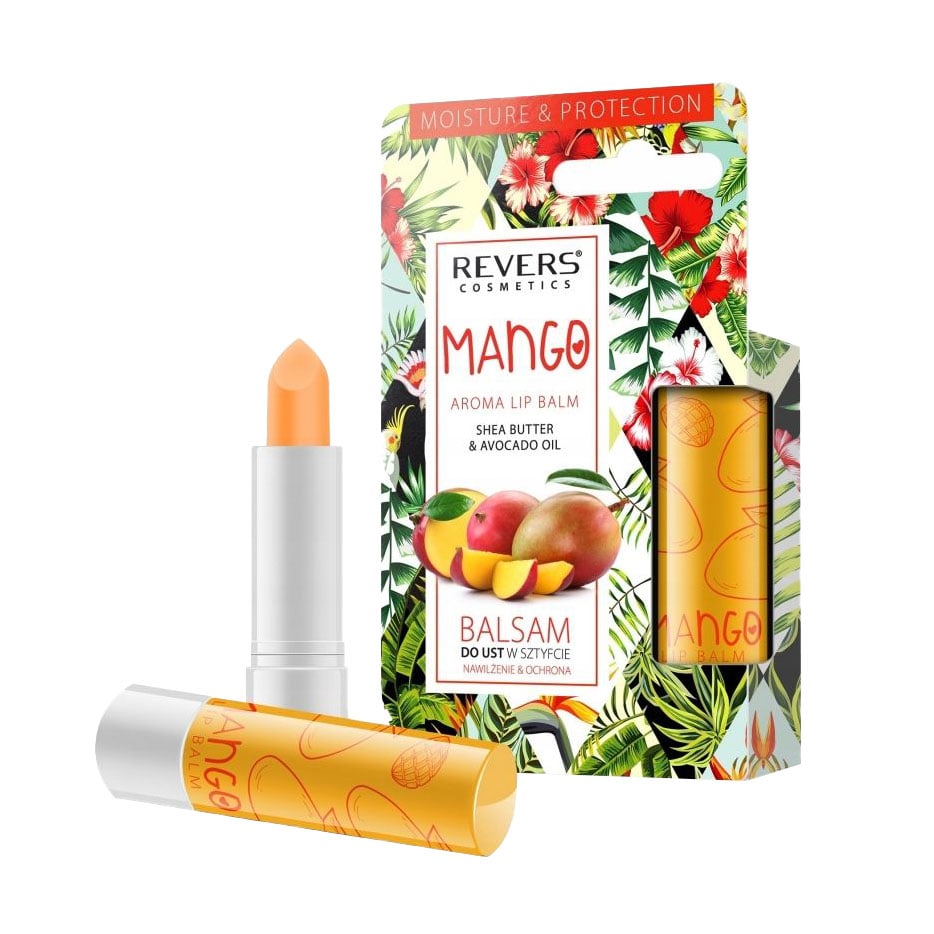 Бальзам для губ Revers Cosmetic Aroma Lip Balm, Mango, 4 г